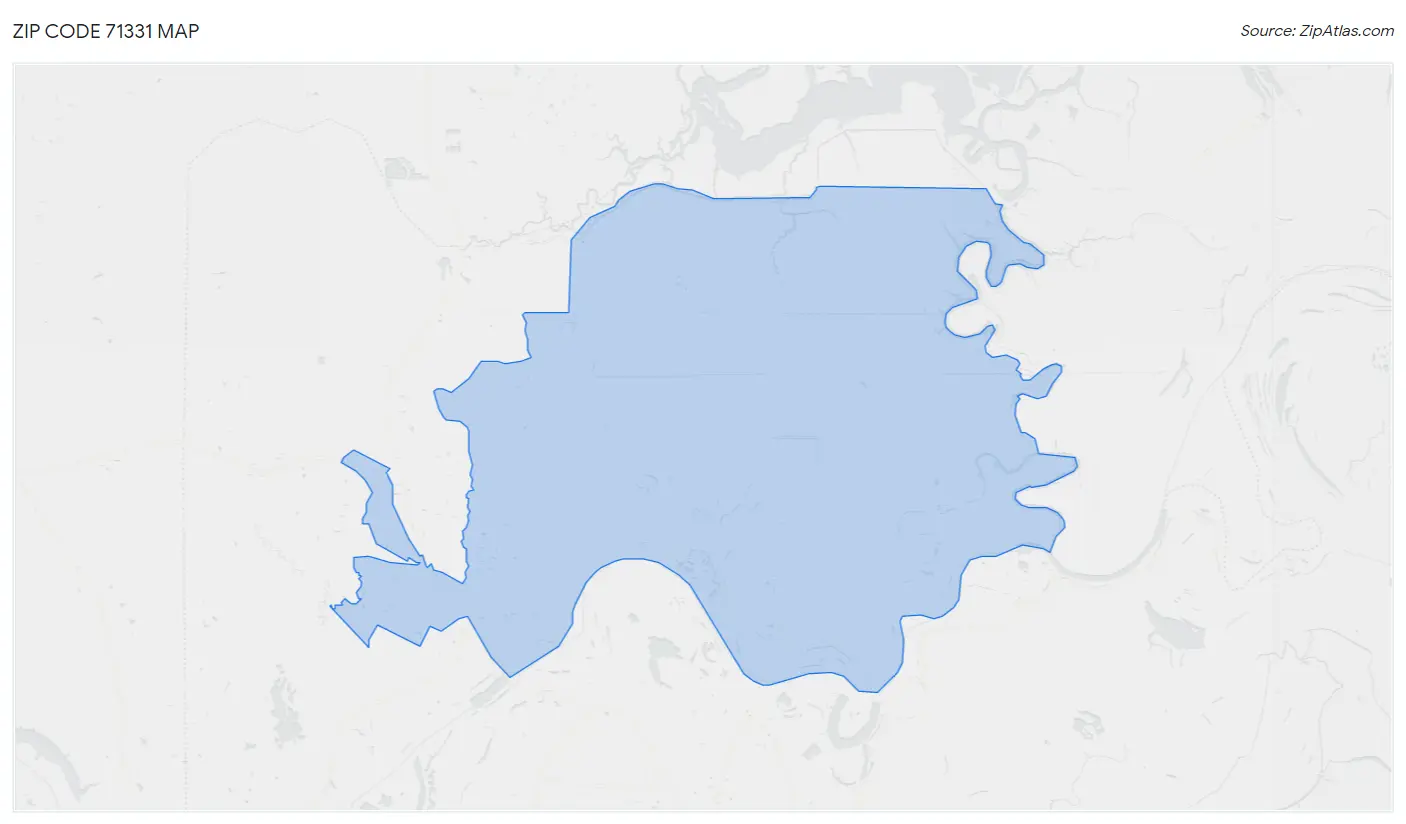 Zip Code 71331 Map