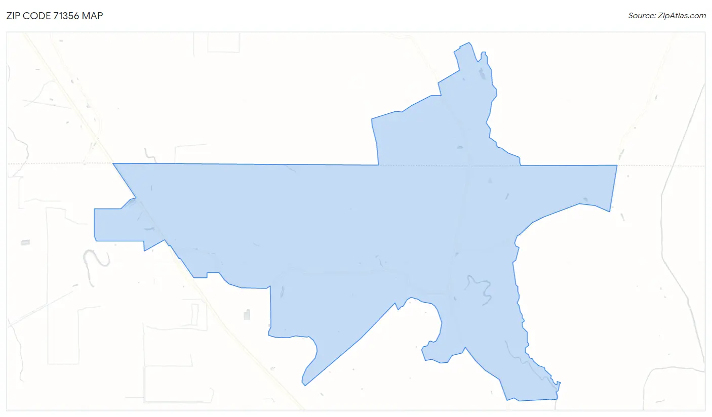 Zip Code 71356 Map