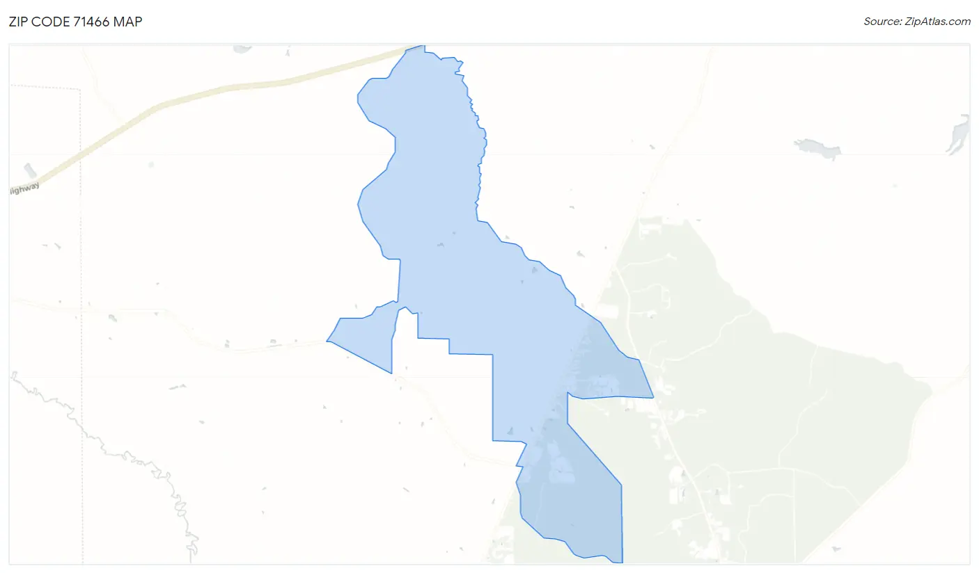 Zip Code 71466 Map