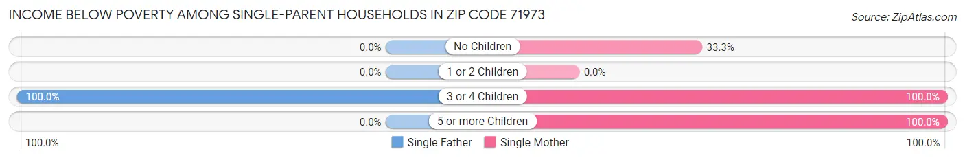 Income Below Poverty Among Single-Parent Households in Zip Code 71973