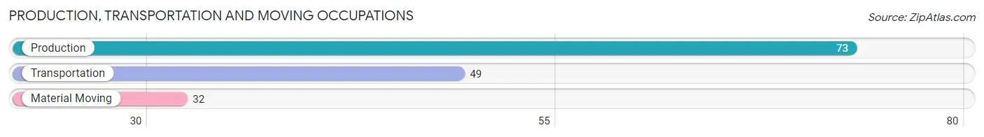 Production, Transportation and Moving Occupations in Zip Code 71973