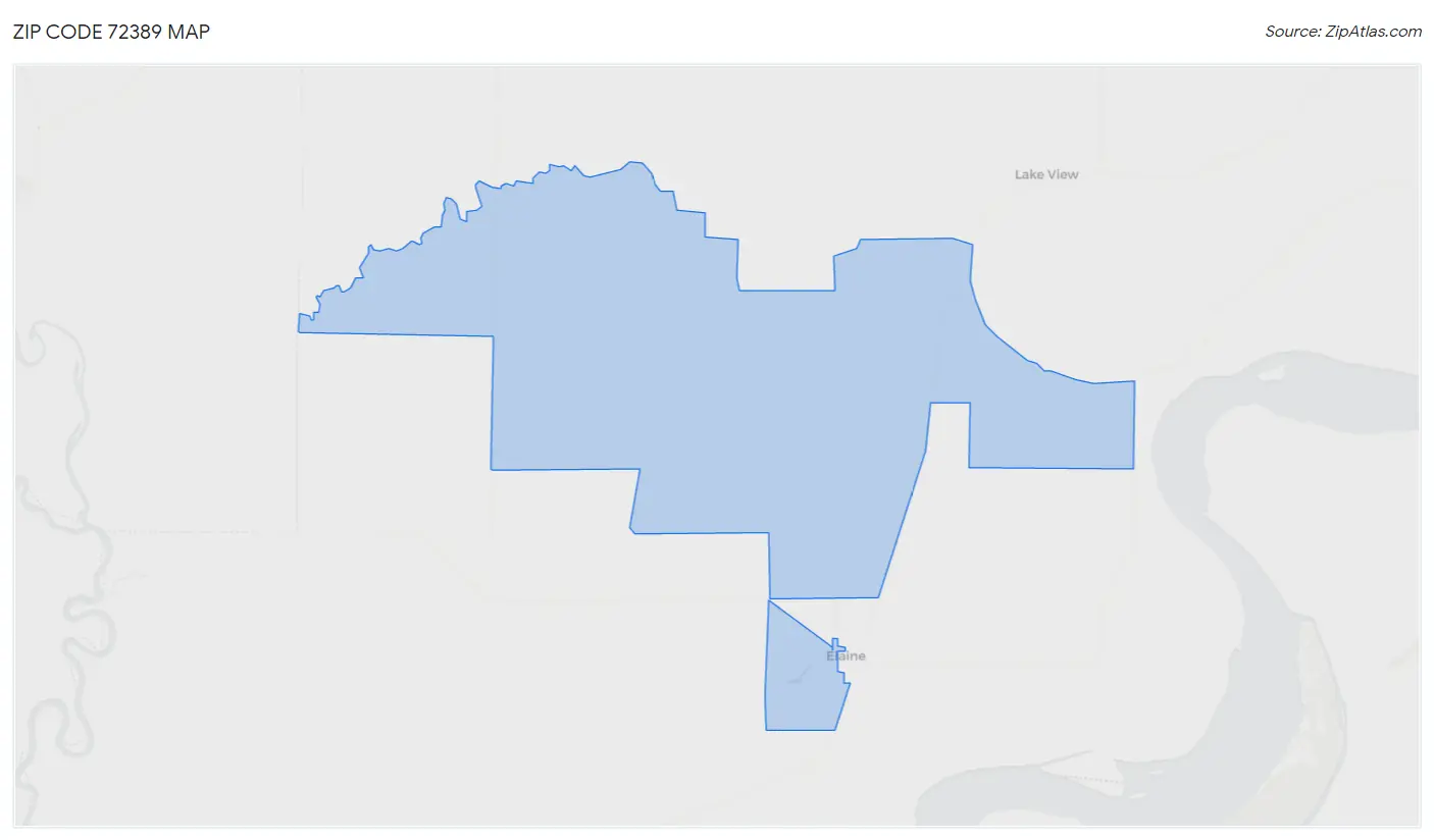 Zip Code 72389 Map