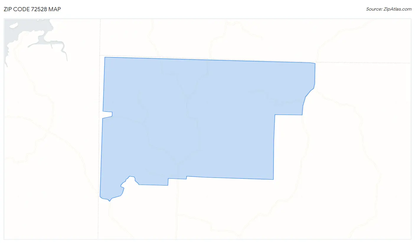 Zip Code 72528 Map