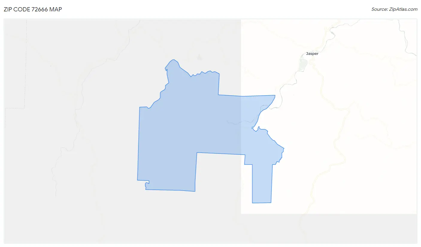 Zip Code 72666 Map