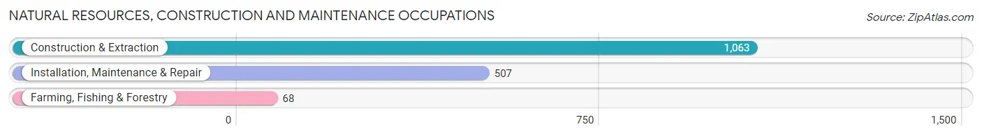 Natural Resources, Construction and Maintenance Occupations in Zip Code 73044