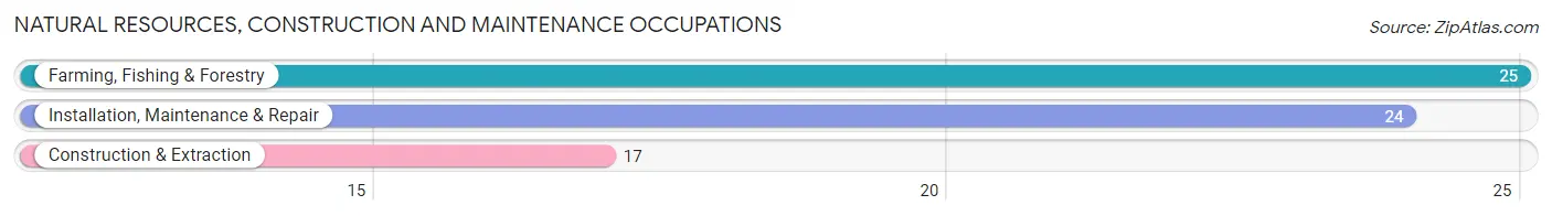 Natural Resources, Construction and Maintenance Occupations in Zip Code 73458