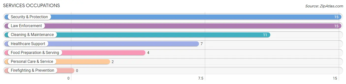 Services Occupations in Zip Code 73666