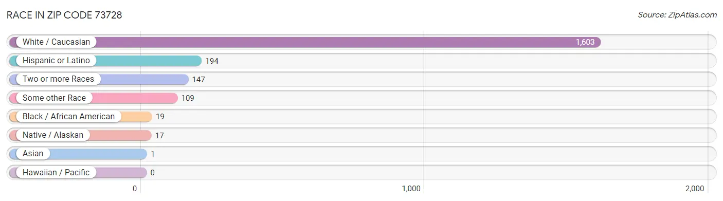 Race in Zip Code 73728