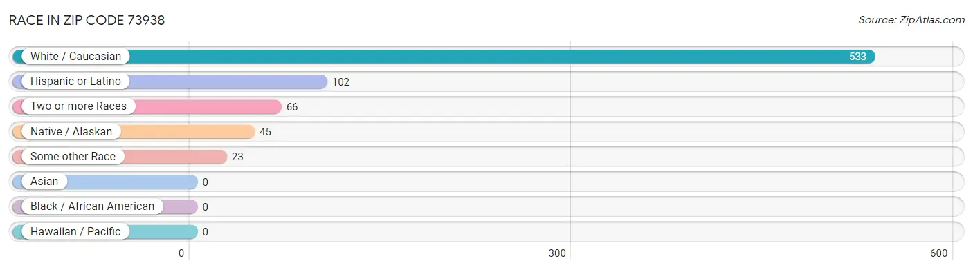 Race in Zip Code 73938
