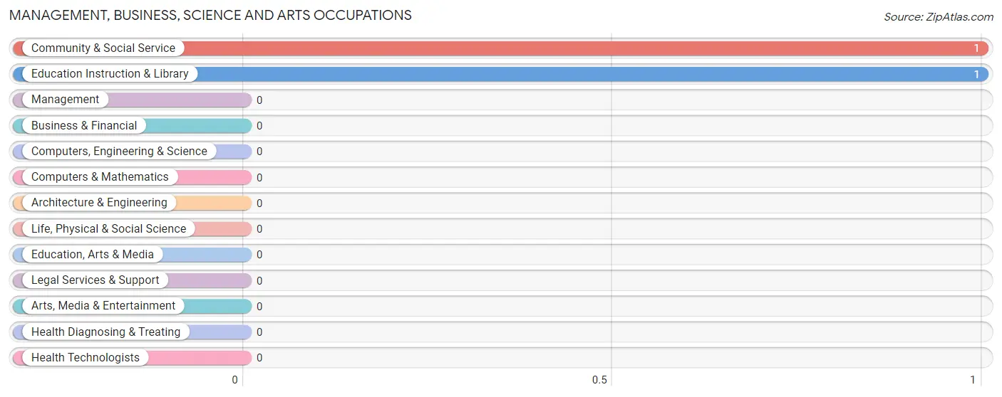 Management, Business, Science and Arts Occupations in Zip Code 74534