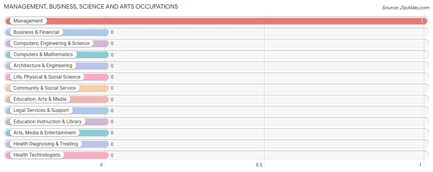 Management, Business, Science and Arts Occupations in Zip Code 74866