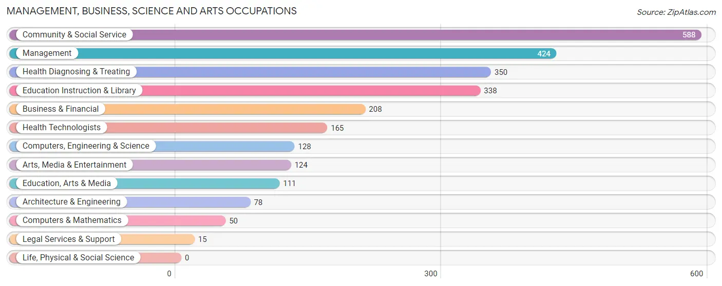 Management, Business, Science and Arts Occupations in Zip Code 75647