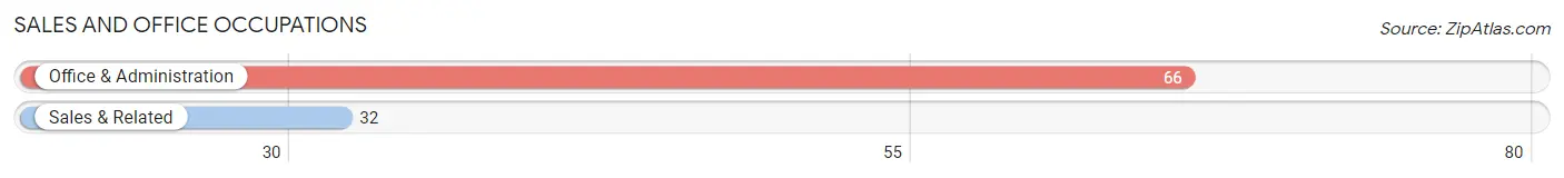 Sales and Office Occupations in Zip Code 75853