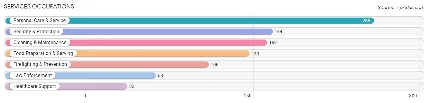 Services Occupations in Zip Code 76273