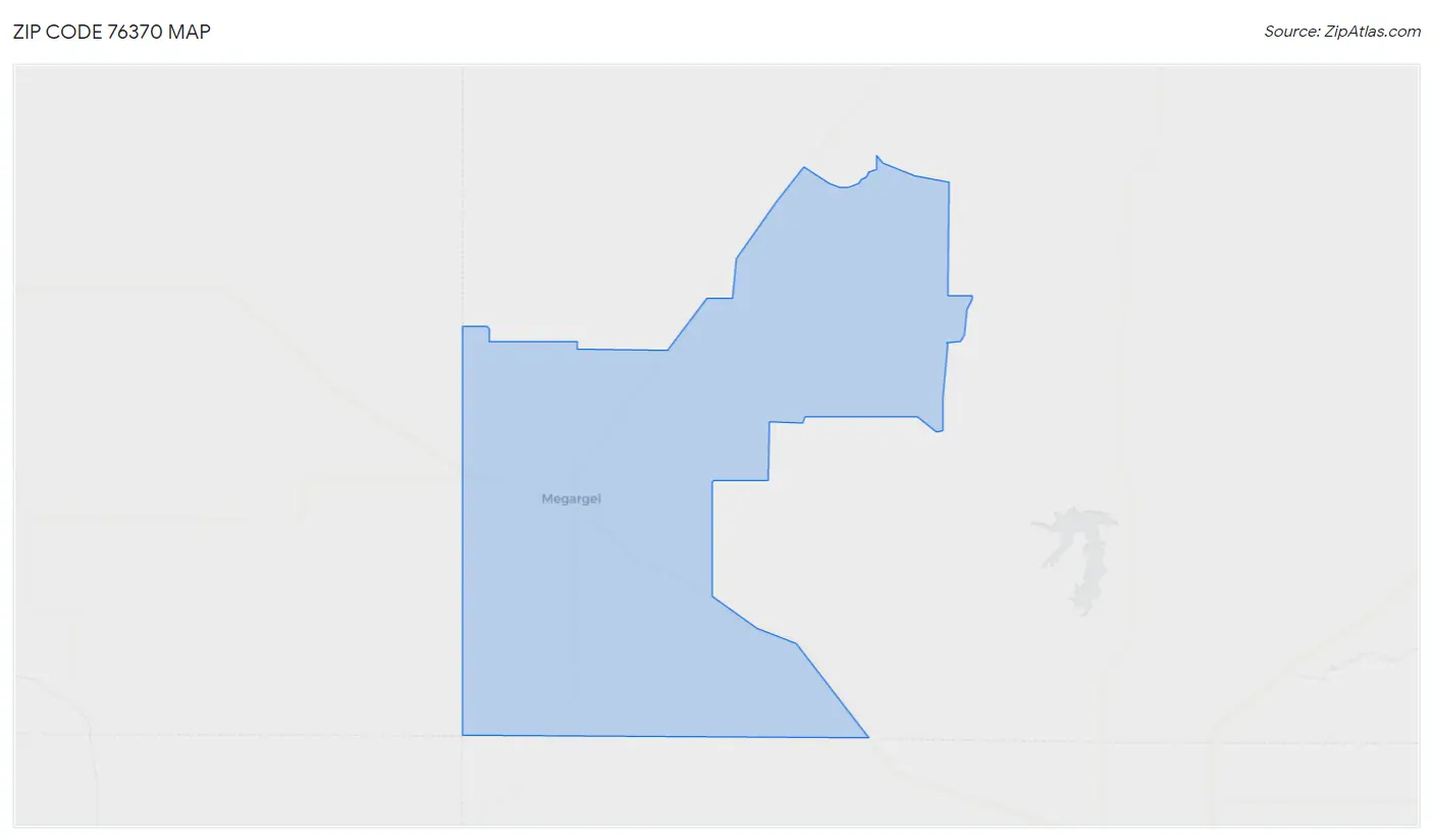 Zip Code 76370 Map