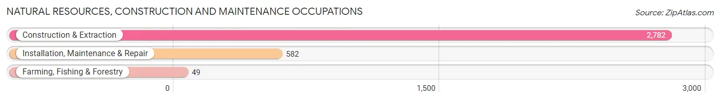 Natural Resources, Construction and Maintenance Occupations in Zip Code 77038