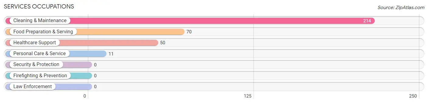 Services Occupations in Zip Code 78010