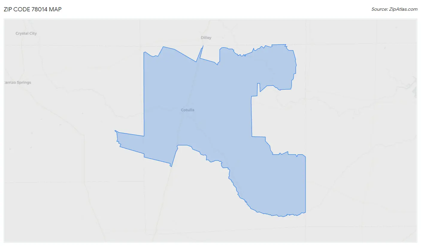 Zip Code 78014 Map