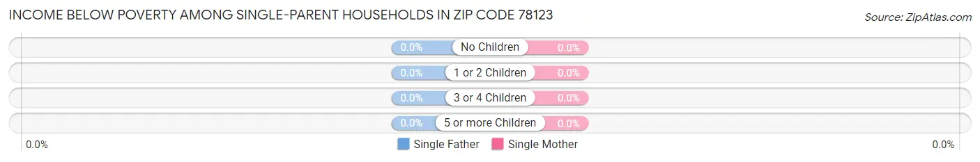 Income Below Poverty Among Single-Parent Households in Zip Code 78123