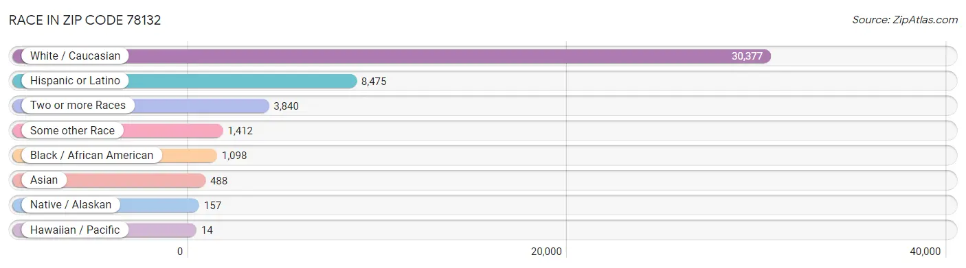 Race in Zip Code 78132