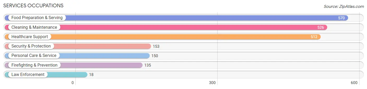 Services Occupations in Zip Code 78219