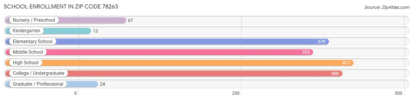 School Enrollment in Zip Code 78263