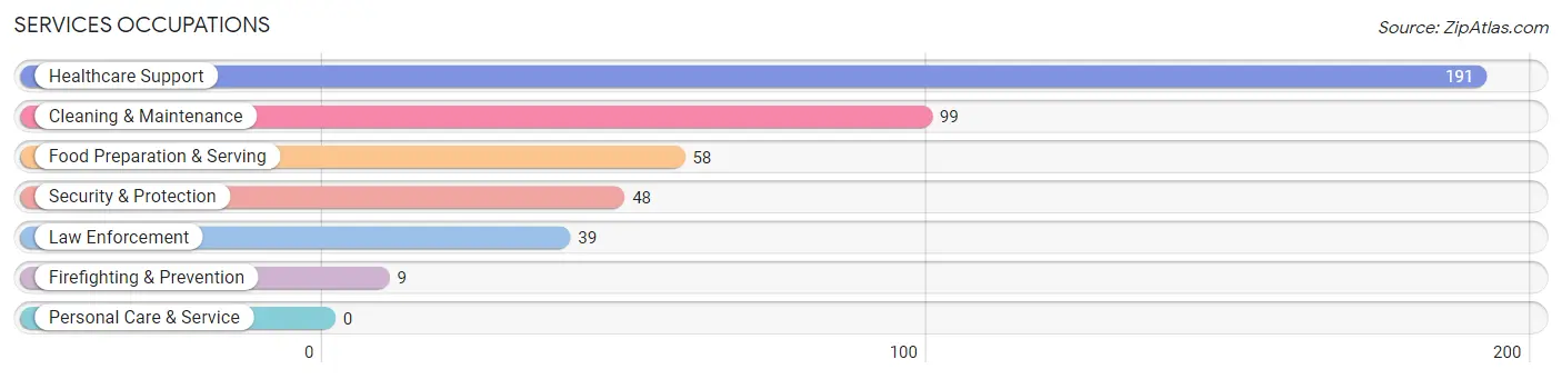 Services Occupations in Zip Code 78569