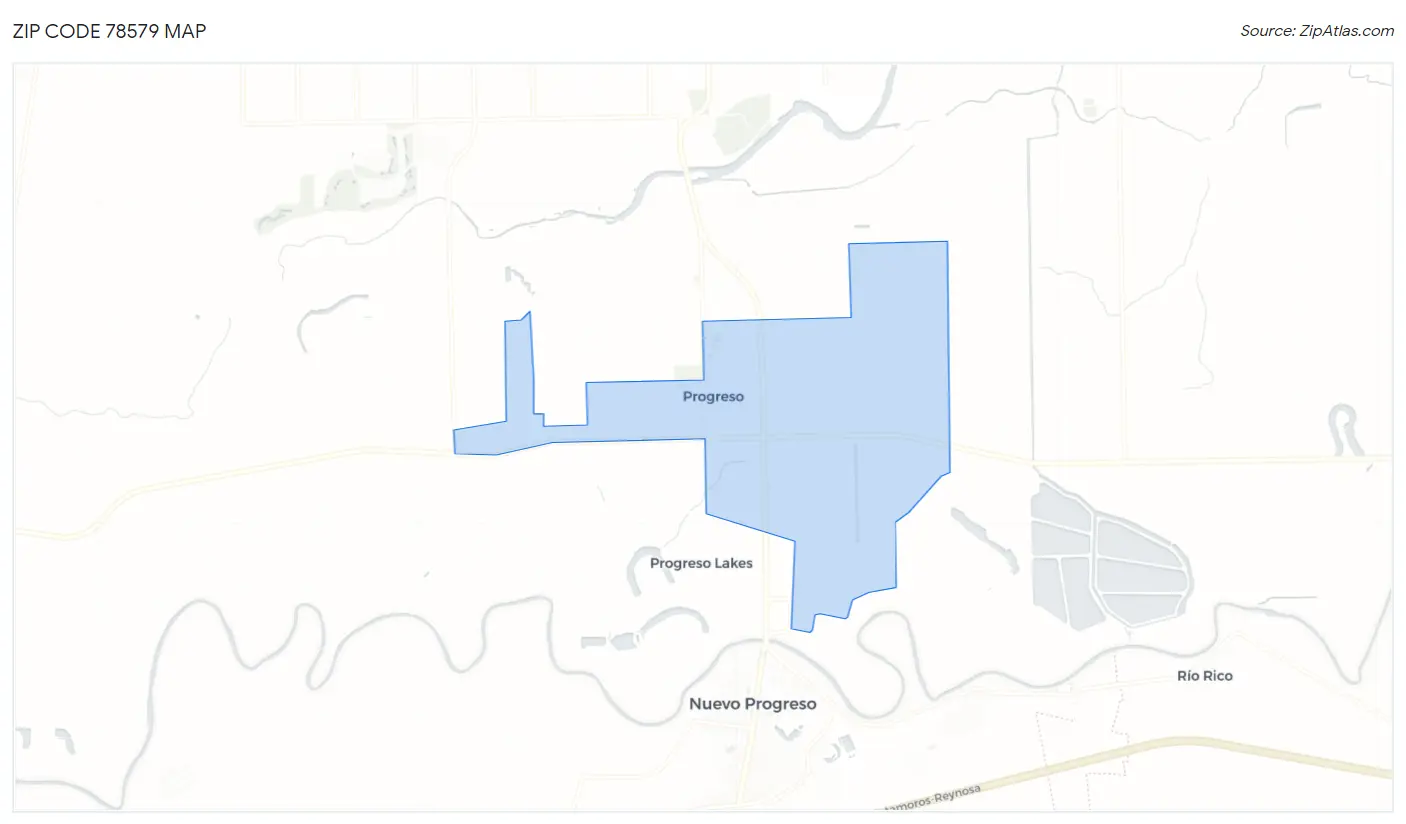 Zip Code 78579 Map