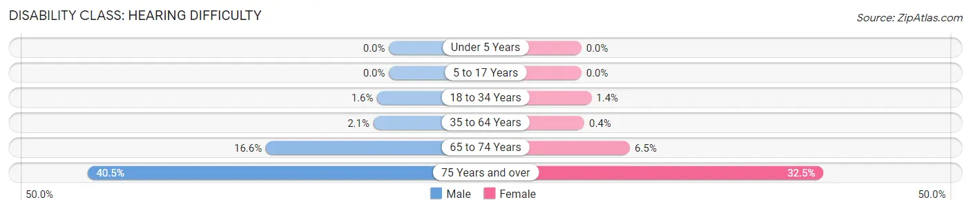 Disability in Zip Code 78602: <span>Hearing Difficulty</span>