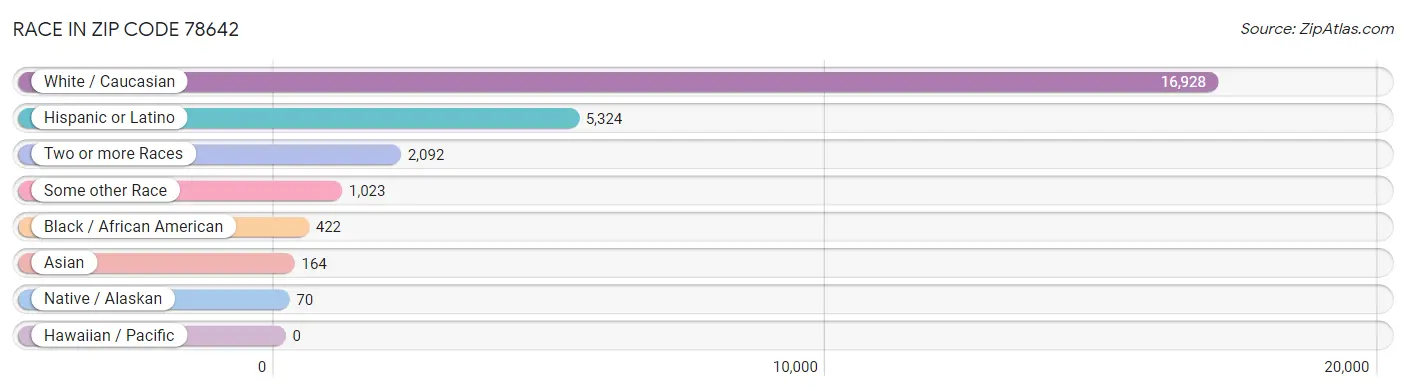 Race in Zip Code 78642