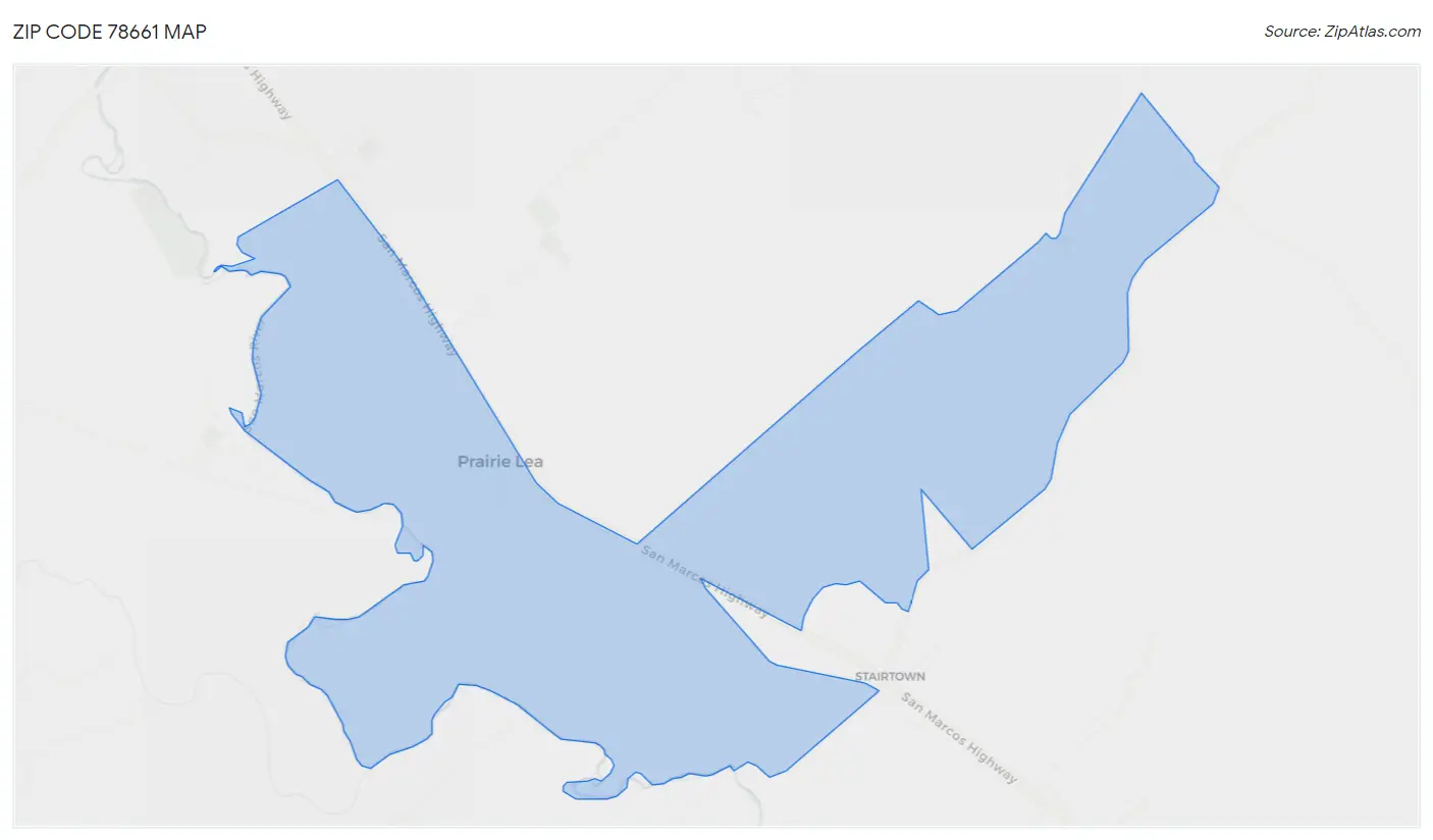 Zip Code 78661 Map