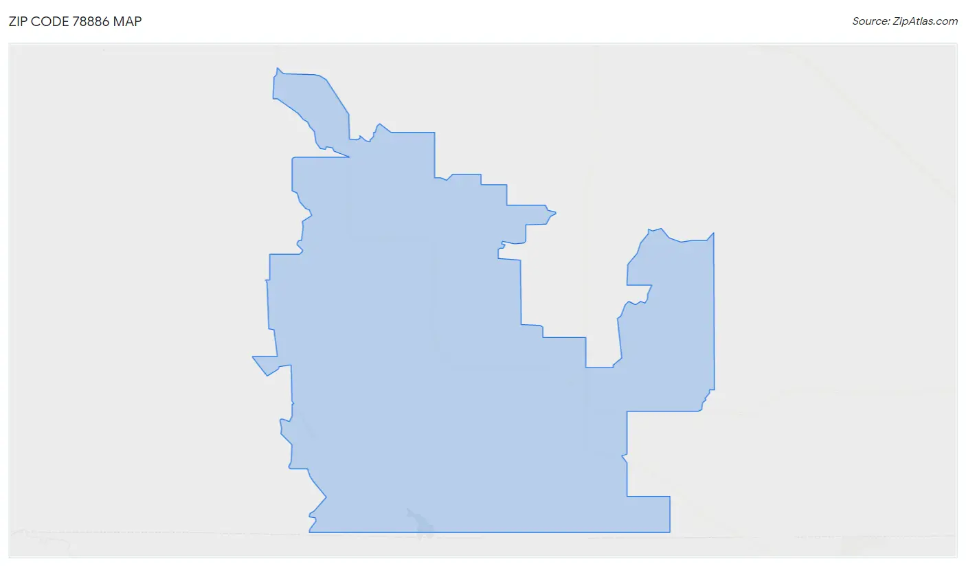 Zip Code 78886 Map