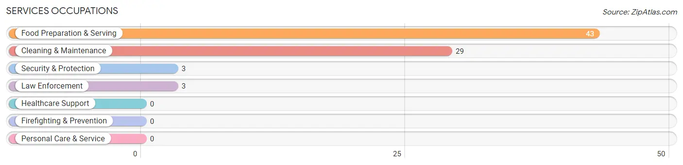 Services Occupations in Zip Code 78946