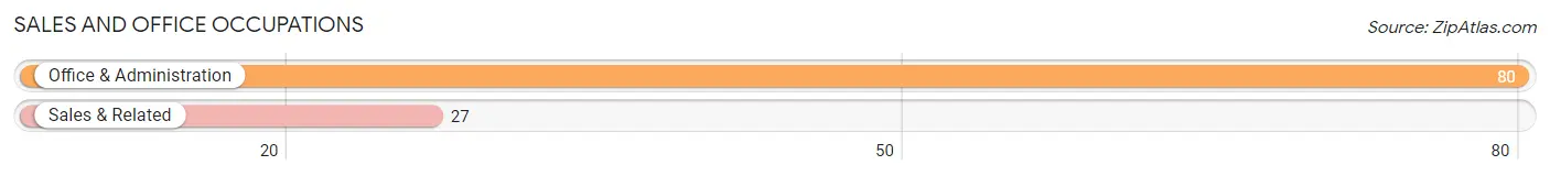 Sales and Office Occupations in Zip Code 79009