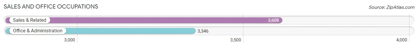 Sales and Office Occupations in Zip Code 79424