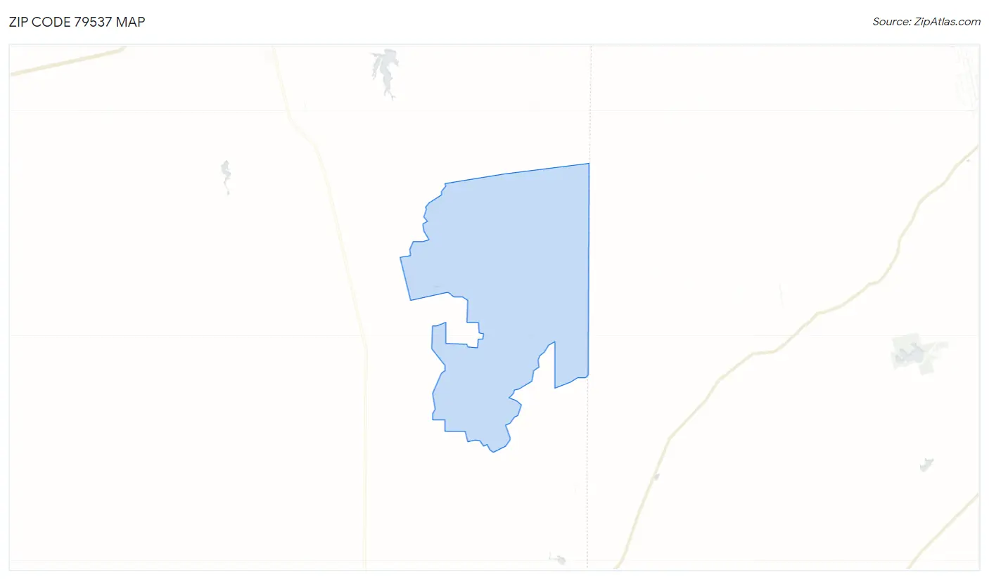 Zip Code 79537 Map