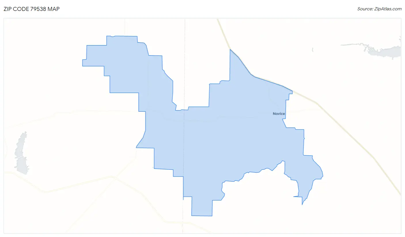 Zip Code 79538 Map