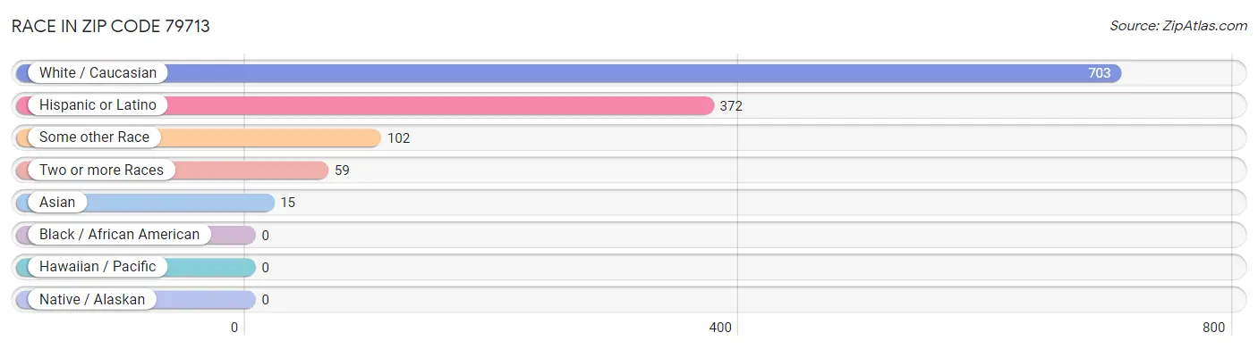 Race in Zip Code 79713