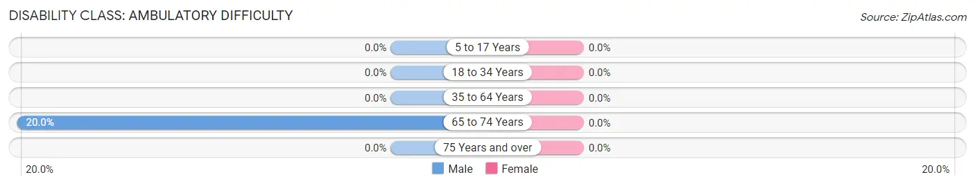 Disability in Zip Code 79743: <span>Ambulatory Difficulty</span>