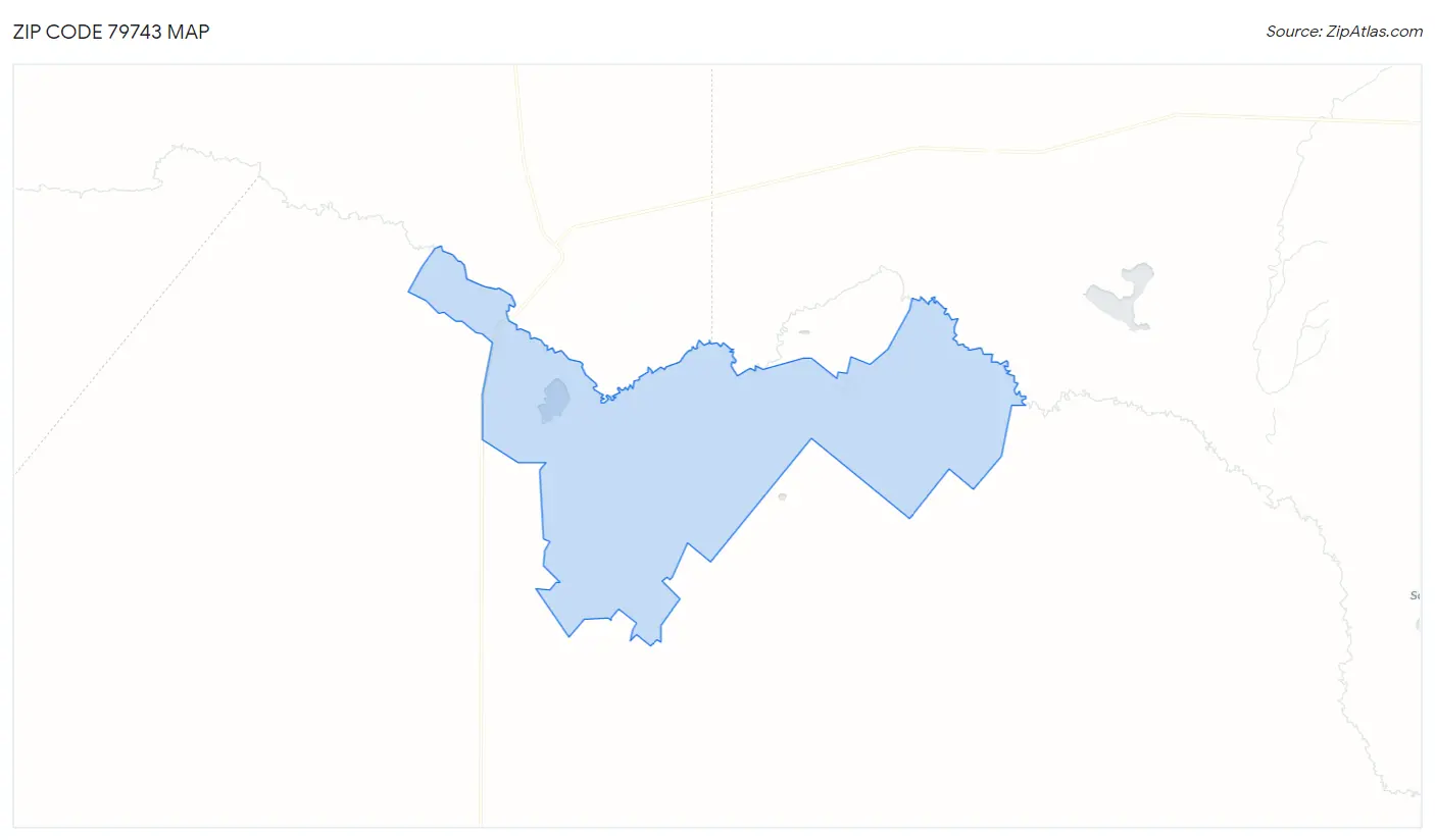 Zip Code 79743 Map