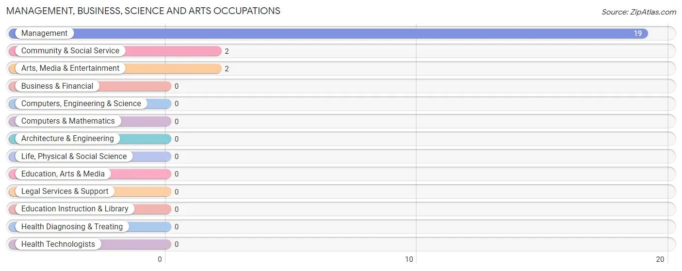 Management, Business, Science and Arts Occupations in Zip Code 79754