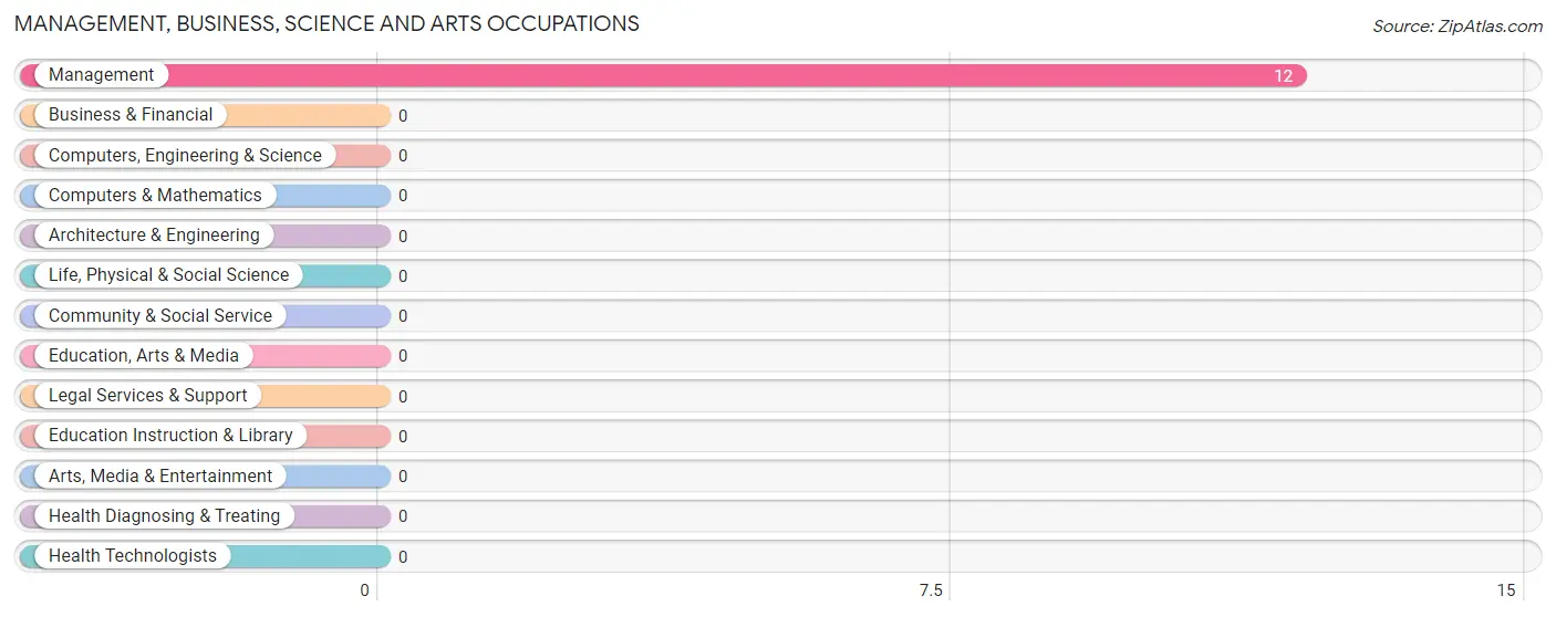 Management, Business, Science and Arts Occupations in Zip Code 79755