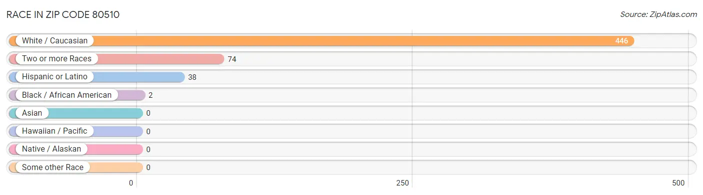 Race in Zip Code 80510