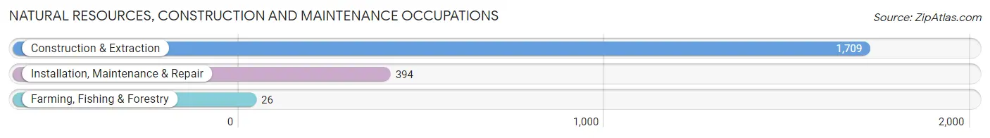 Natural Resources, Construction and Maintenance Occupations in Zip Code 80916