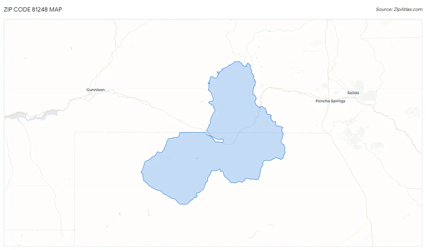 Zip Code 81248 Map