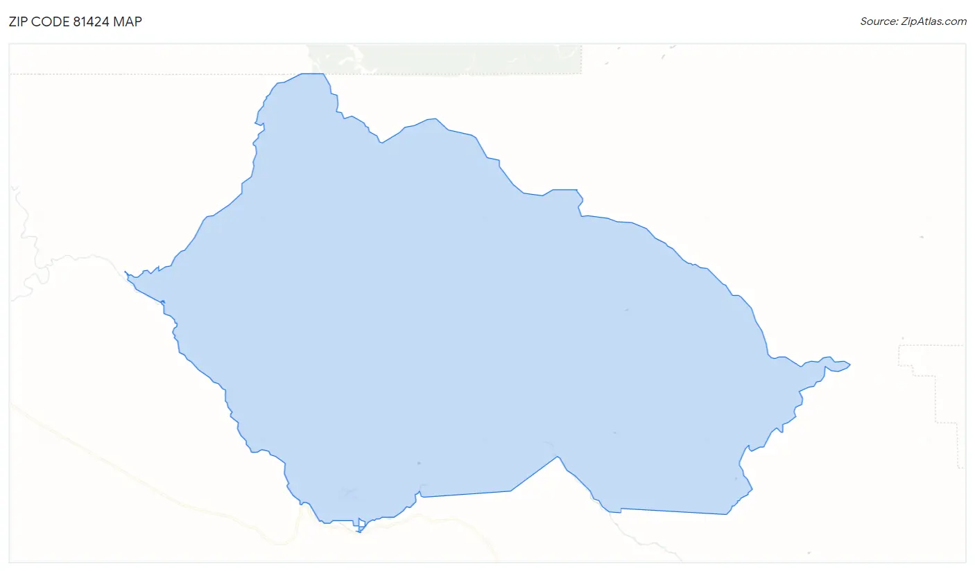 Zip Code 81424 Map