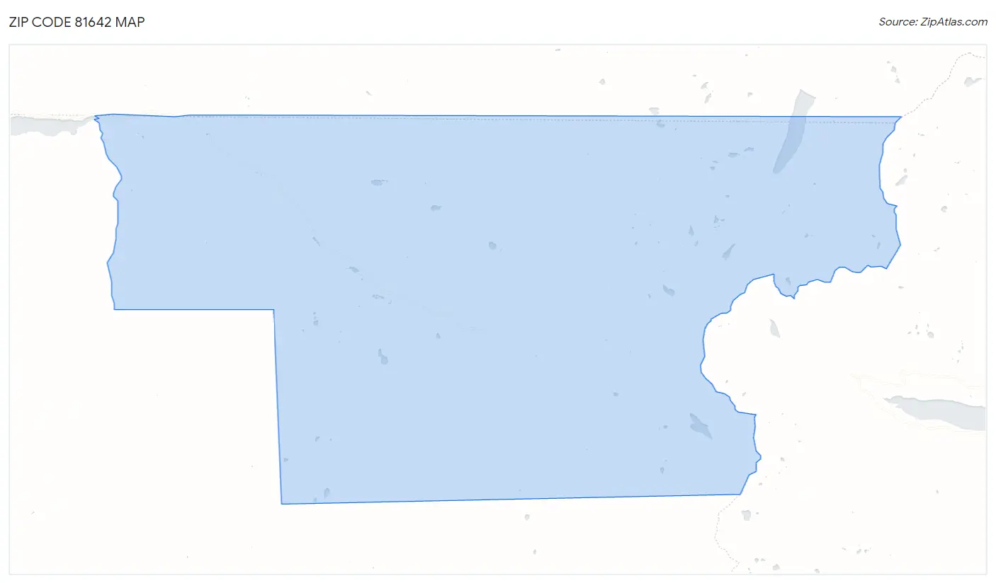 Zip Code 81642 Map