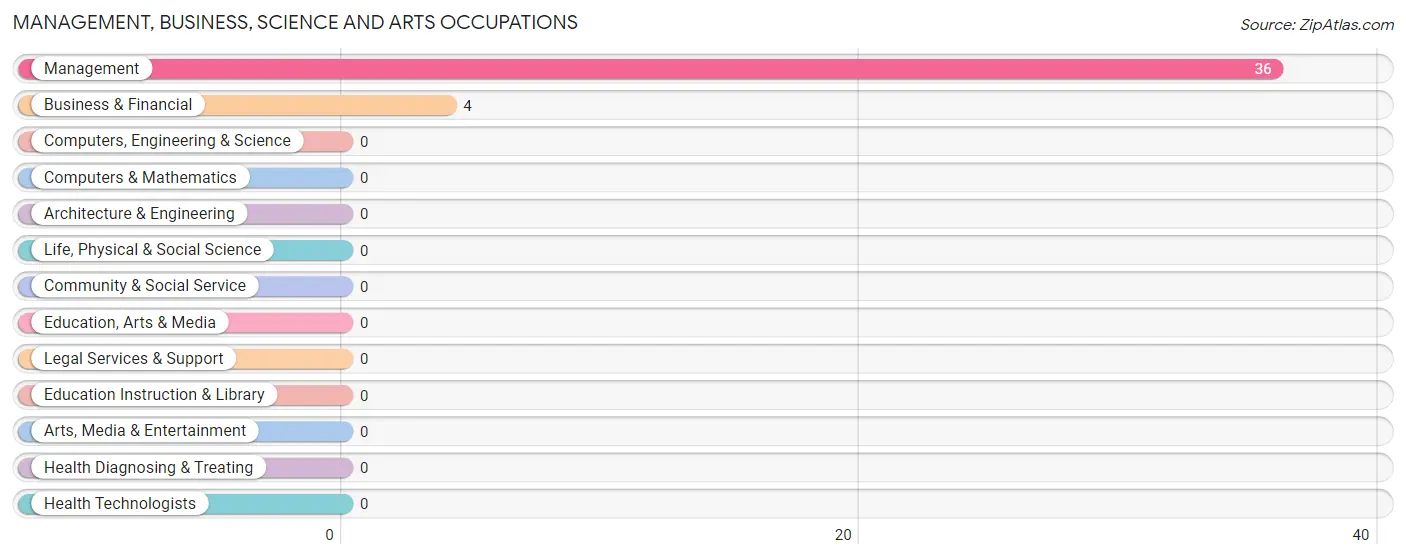 Management, Business, Science and Arts Occupations in Zip Code 81646