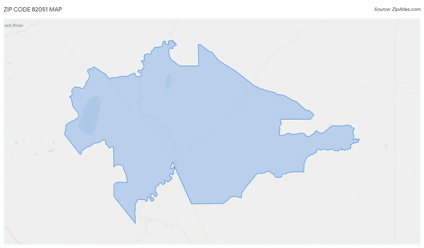 Zip Code 82051 Map