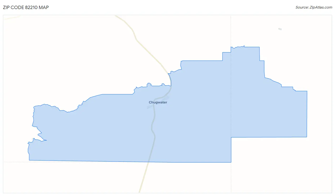 Zip Code 82210 Map